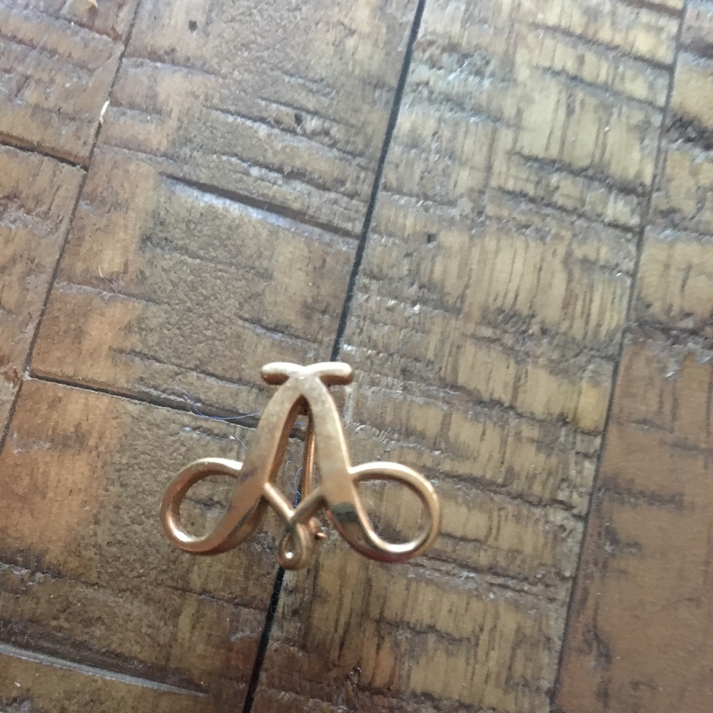 Vintage Goldtone A Avon Pin